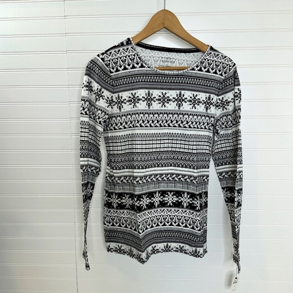 NEW The Talbots Tee Long Sleeve Winter Shirt Small - Picture 1 of 5